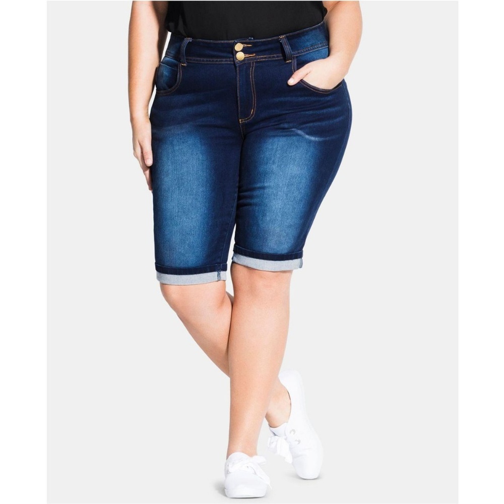 City Chic Denim bermuda shorts